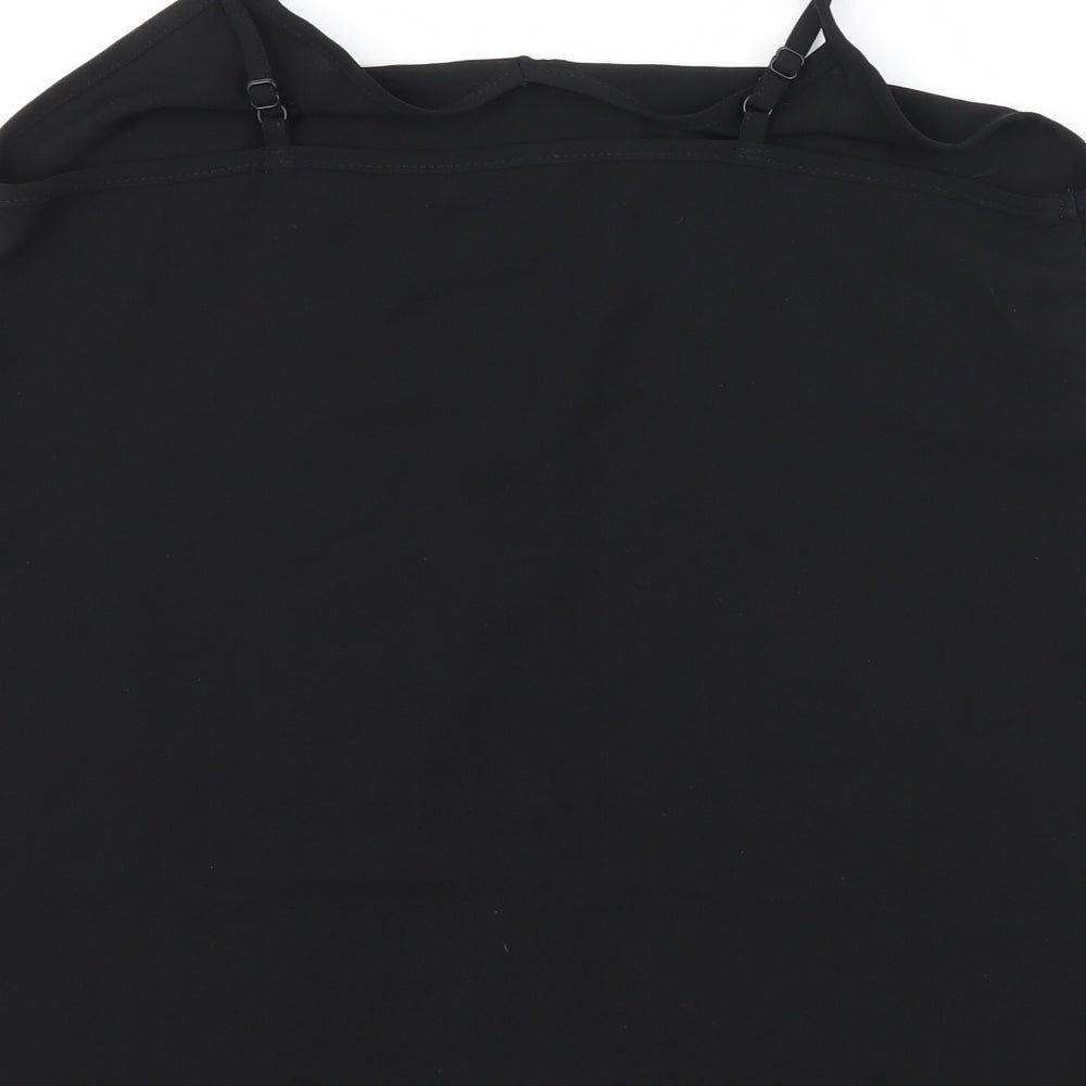 Very Womens Black Camisole T-Shirt Size 8