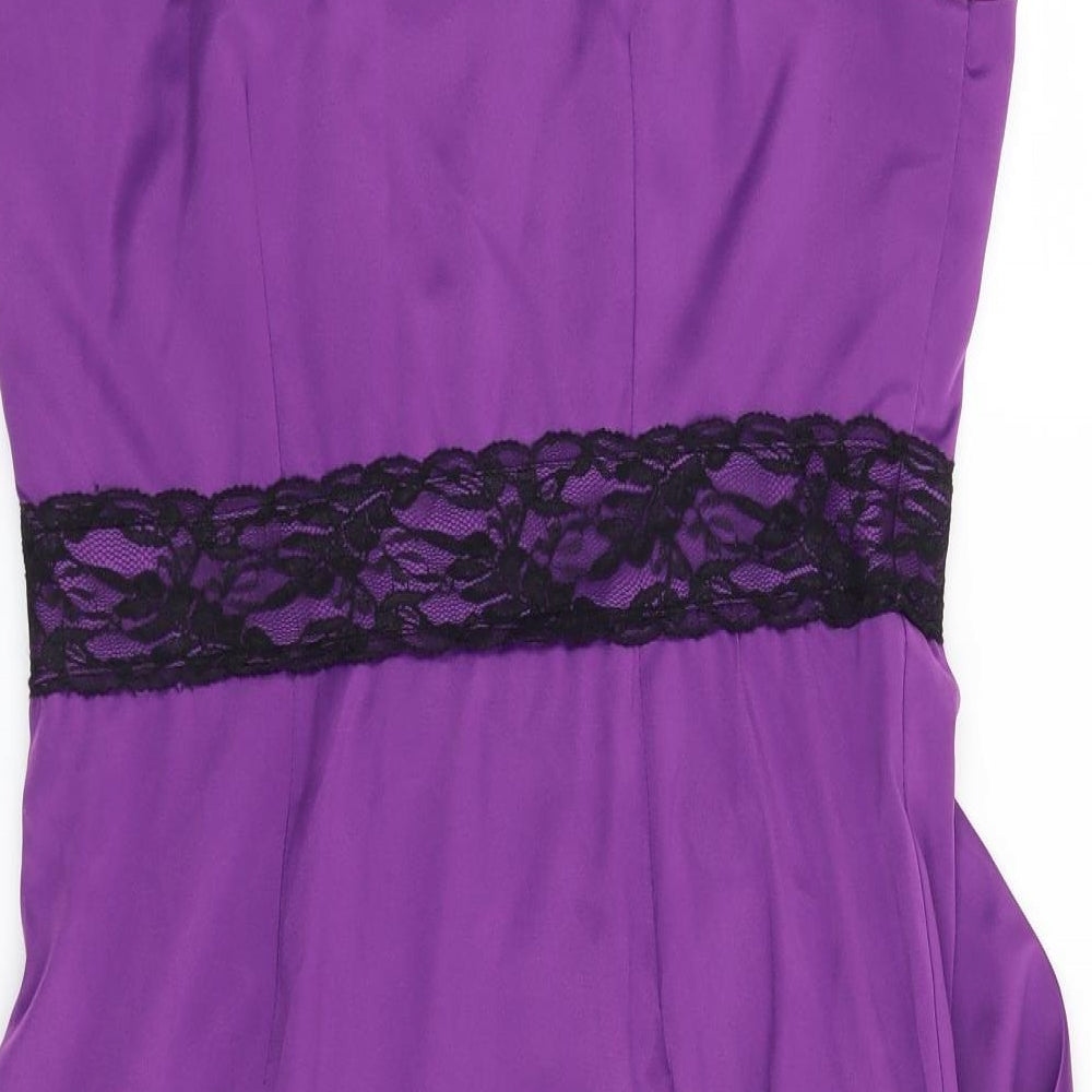 Rage Womens Purple Shift Size 14