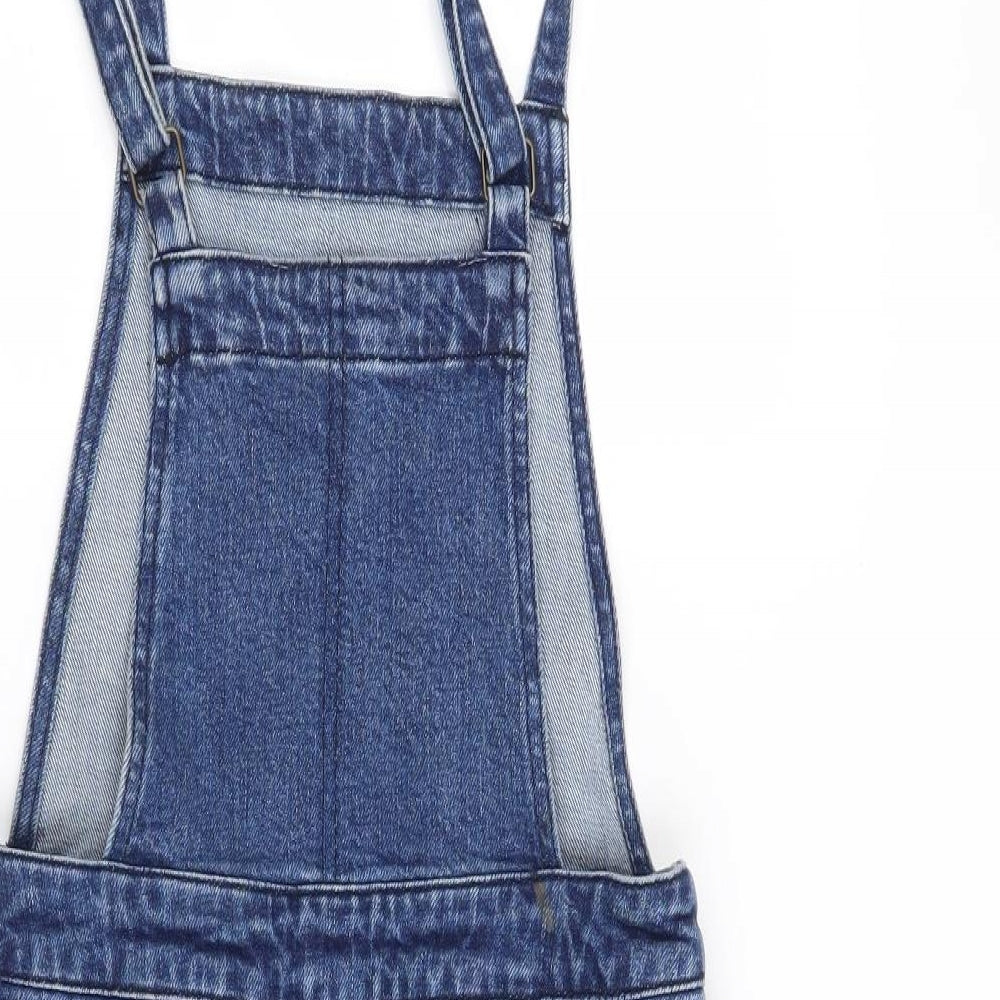 ASOS Womens Blue Pinafore/Dungaree Dress Size 8