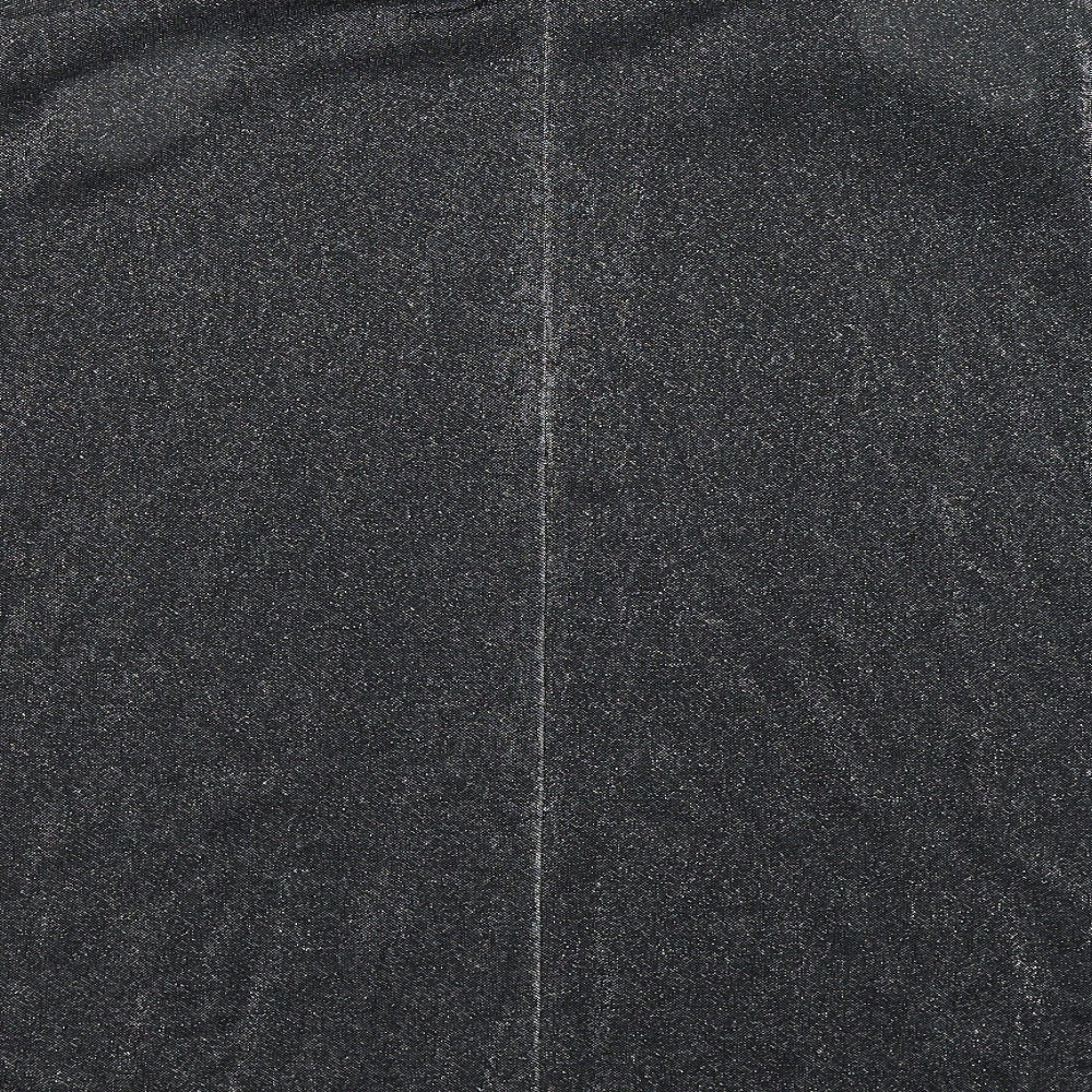 Exelle Womens Silver Basic Blouse Size M - Oversized