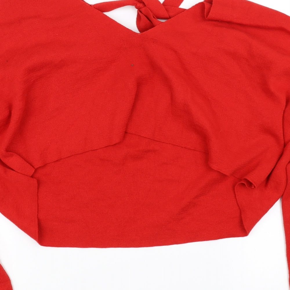 Primark Womens Red Pullover Jumper Size XL