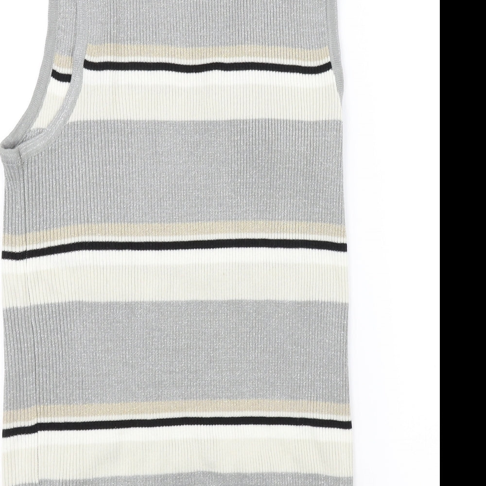 F&F Womens Grey Sheath Size 16