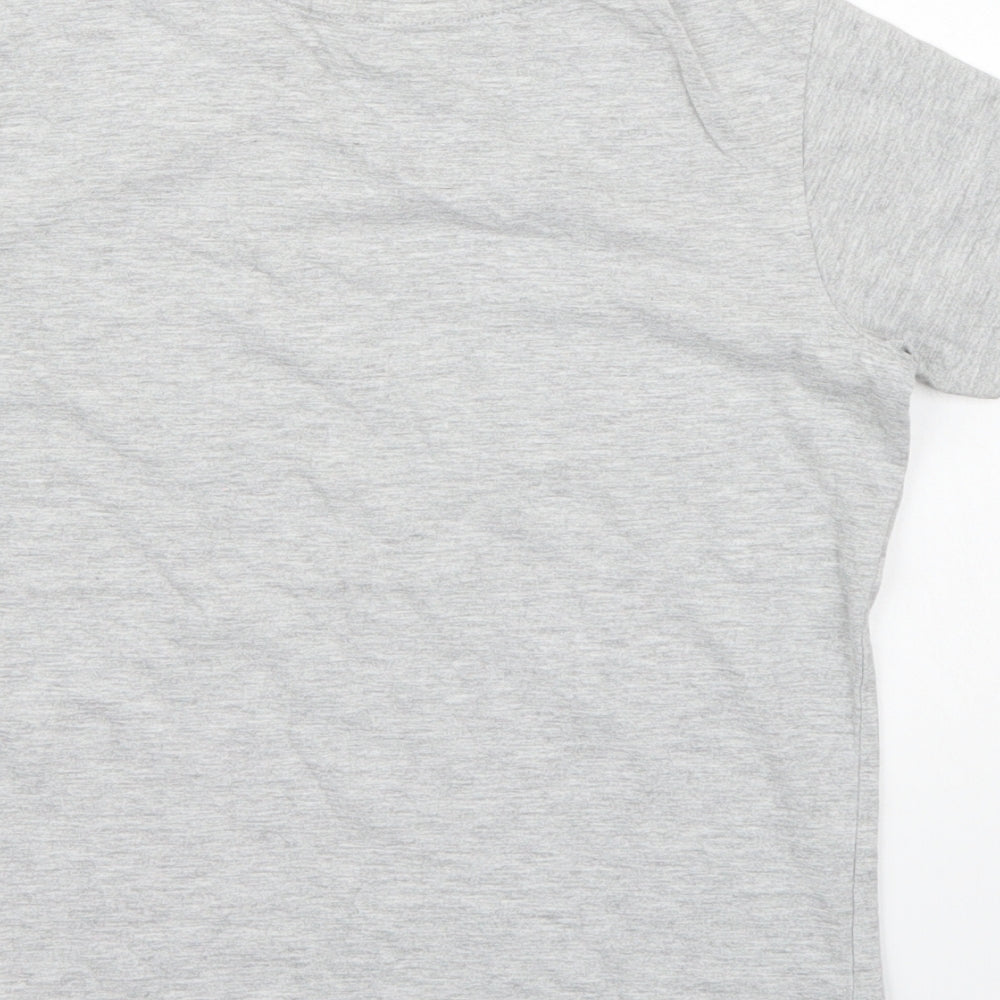 George Boys Grey Basic T-Shirt Size 9-10 Years