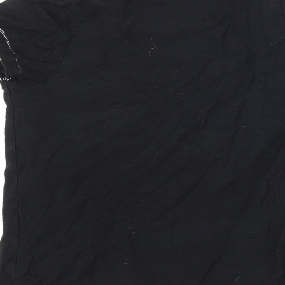 Matalan Boys Black Basic T-Shirt Size 6 Years - Awesome