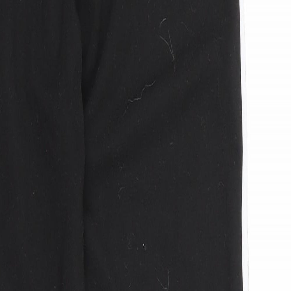 D&A Girls Black Capri Trousers Size M - leggings
