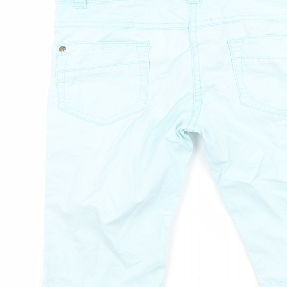 Avenue Girls Blue Cargo Shorts Size 8 Years