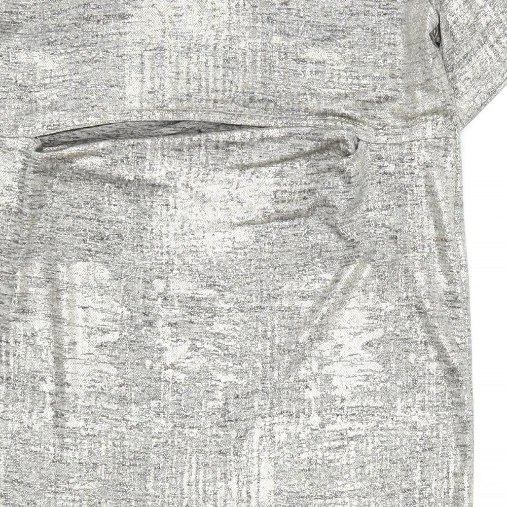 River Island Womens Gold T-Shirt Dress Size 8