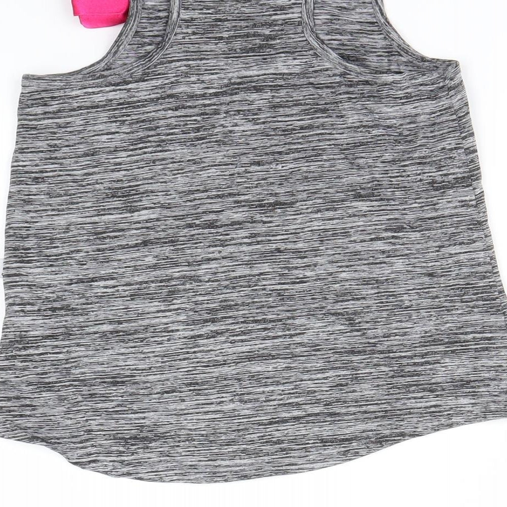 Jojo Siwa Girls Grey Basic Tank Size 7-8 Years