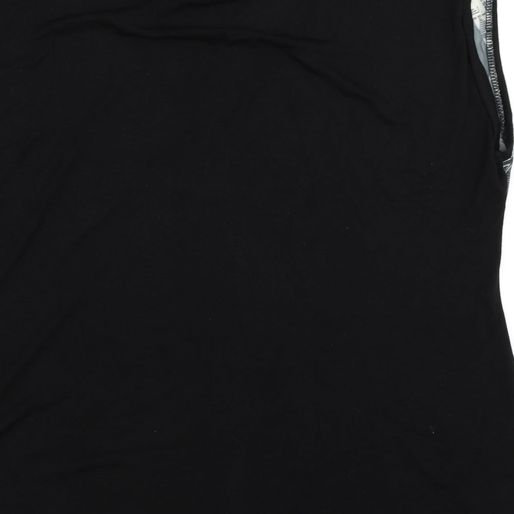 Blonde + Blonde Womens Black Basic Blouse Size 10