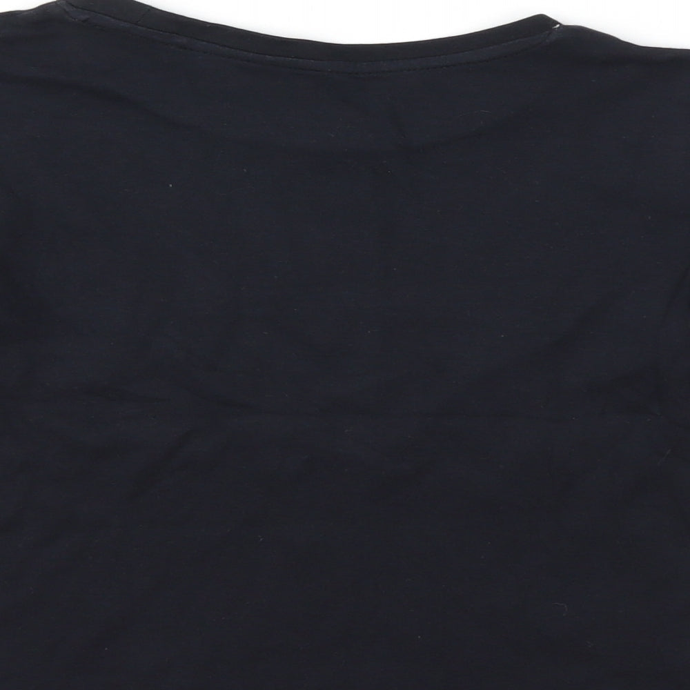 George Girls Black Basic T-Shirt Size 9-10 Years