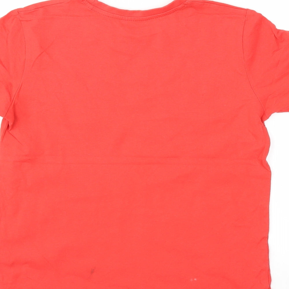 Primark Boys Red Basic T-Shirt Size 9-10 Years