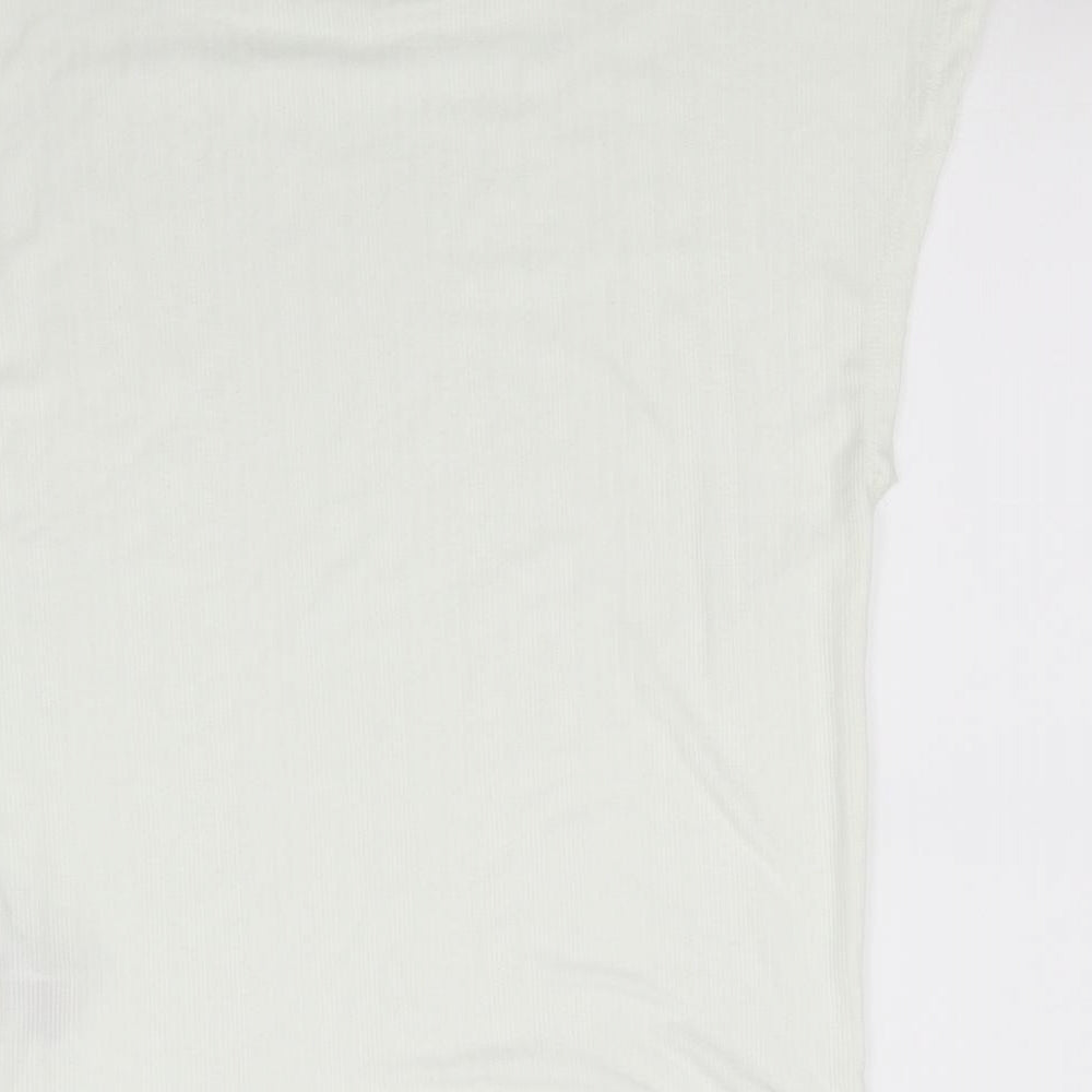 Primark Girls White Basic T-Shirt Size S