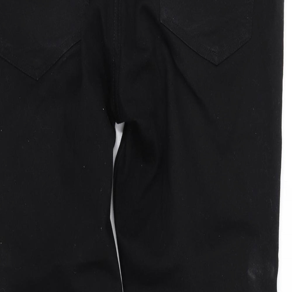 pre worn Womens Black Straight Jeans Size L L30 in