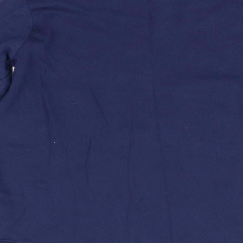 pre worn Girls Blue Basic T-Shirt Size 11-12 Years