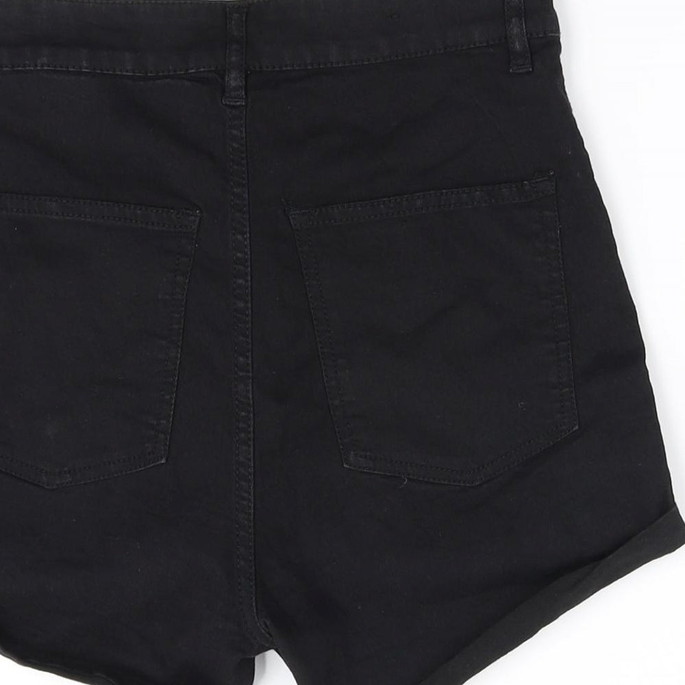 Divided Girls Black Cut-Off Shorts Size 10 Years