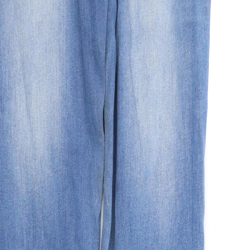 pre worn Womens Blue Straight Jeans Size 8 L33 in