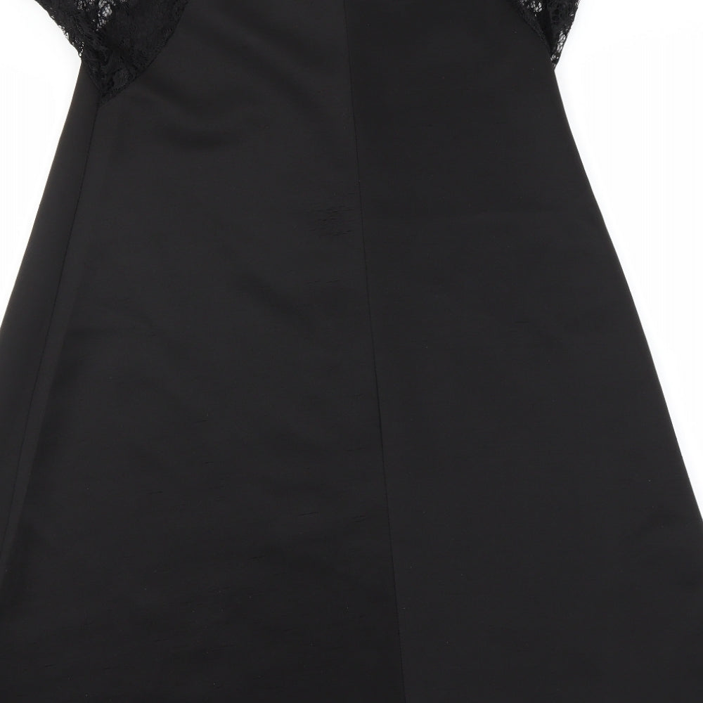 ClubL Womens Black A-Line Size 12