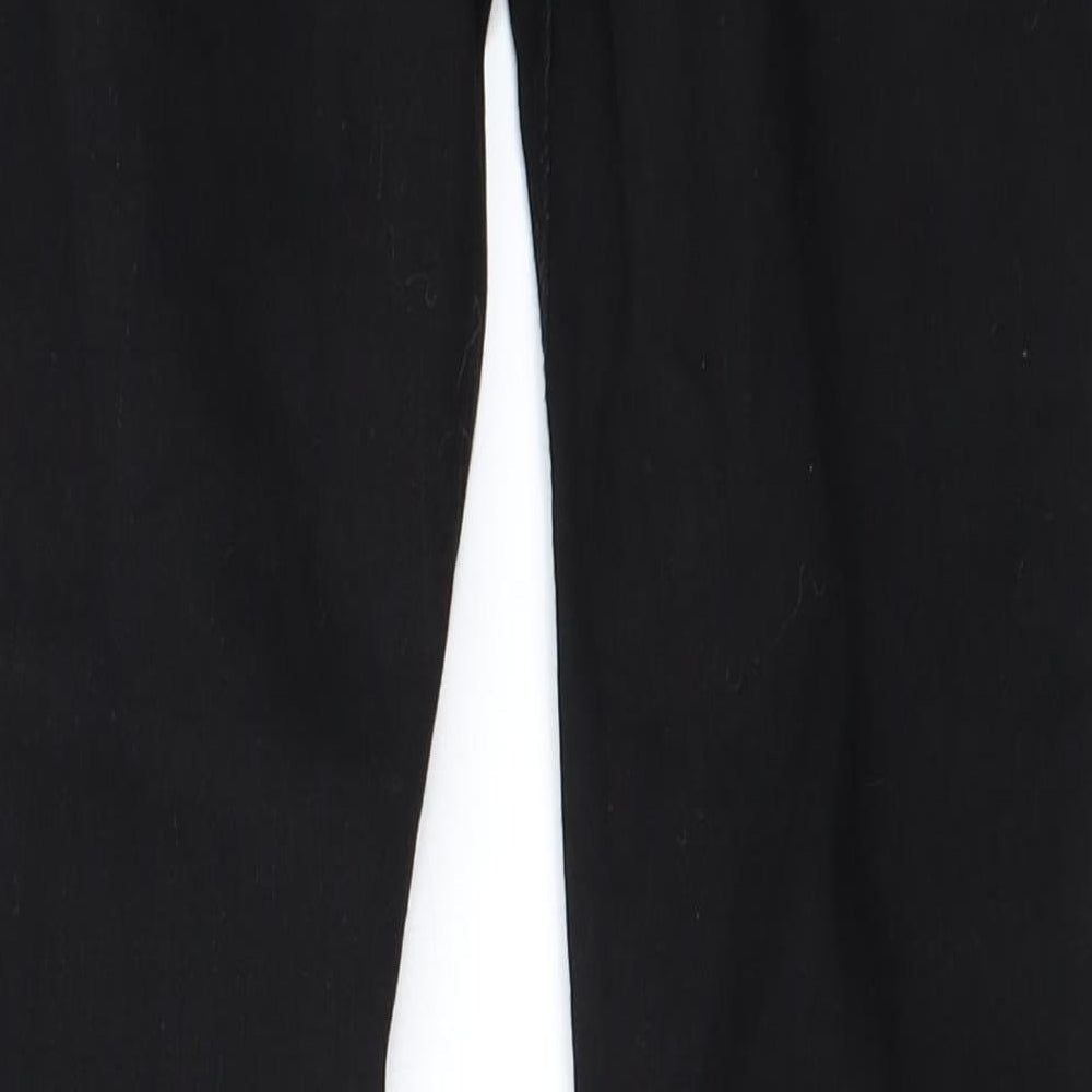 denim co Womens Black Straight Jeans Size 10 L26 in