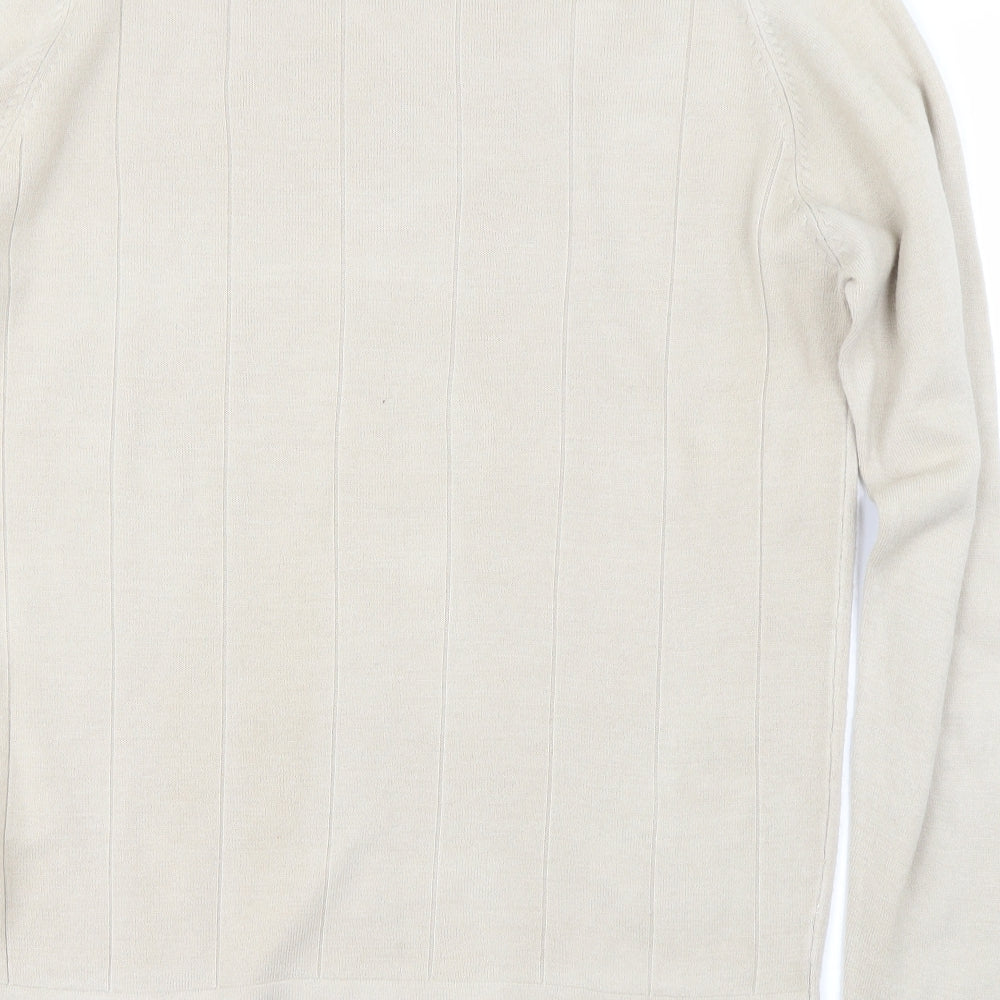 did milan Womens Beige Pullover Jumper Size S