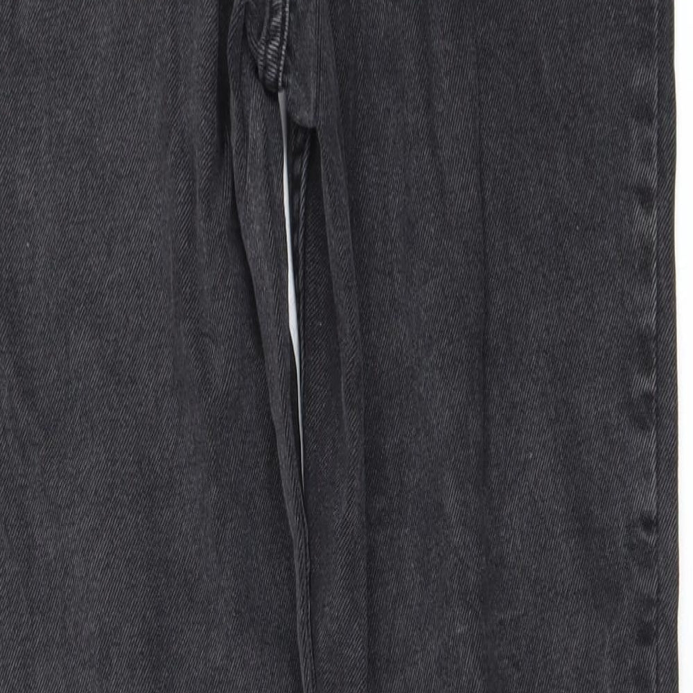 denim co Womens Black Straight Jeans Size 4 L23 in