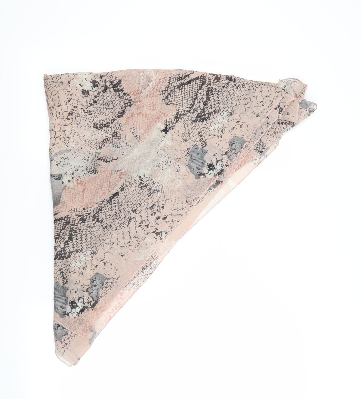 Preworn Womens Beige Floral Shawl/Wrap
