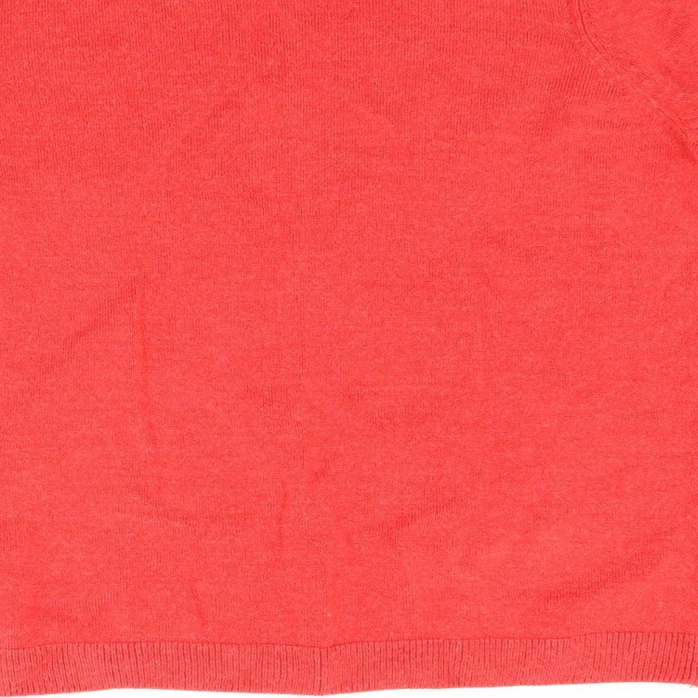 Maine Womens Red Pullover Jumper Size 16