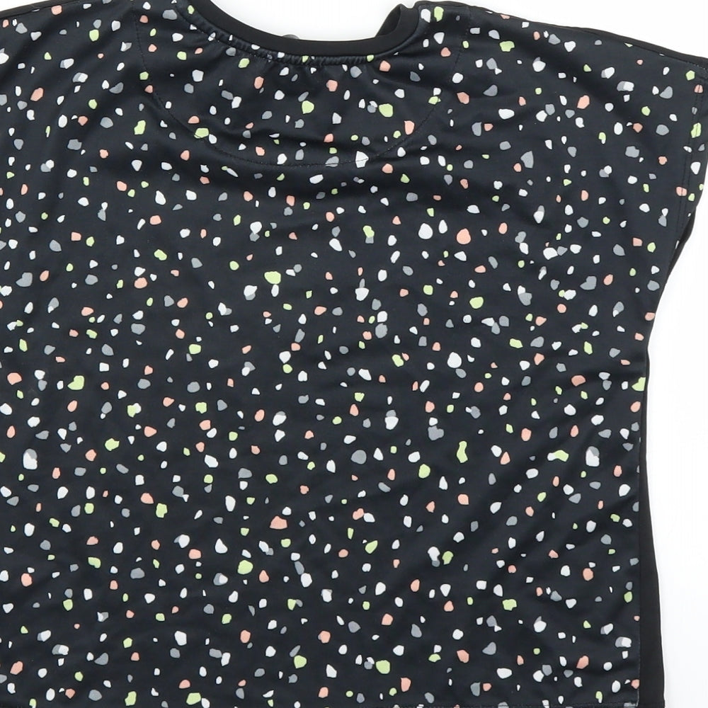 George Girls Black Basic T-Shirt Size 7-8 Years