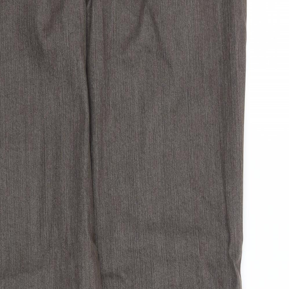 Preworn Womens Grey Straight Jeans Size 34 in L29 in