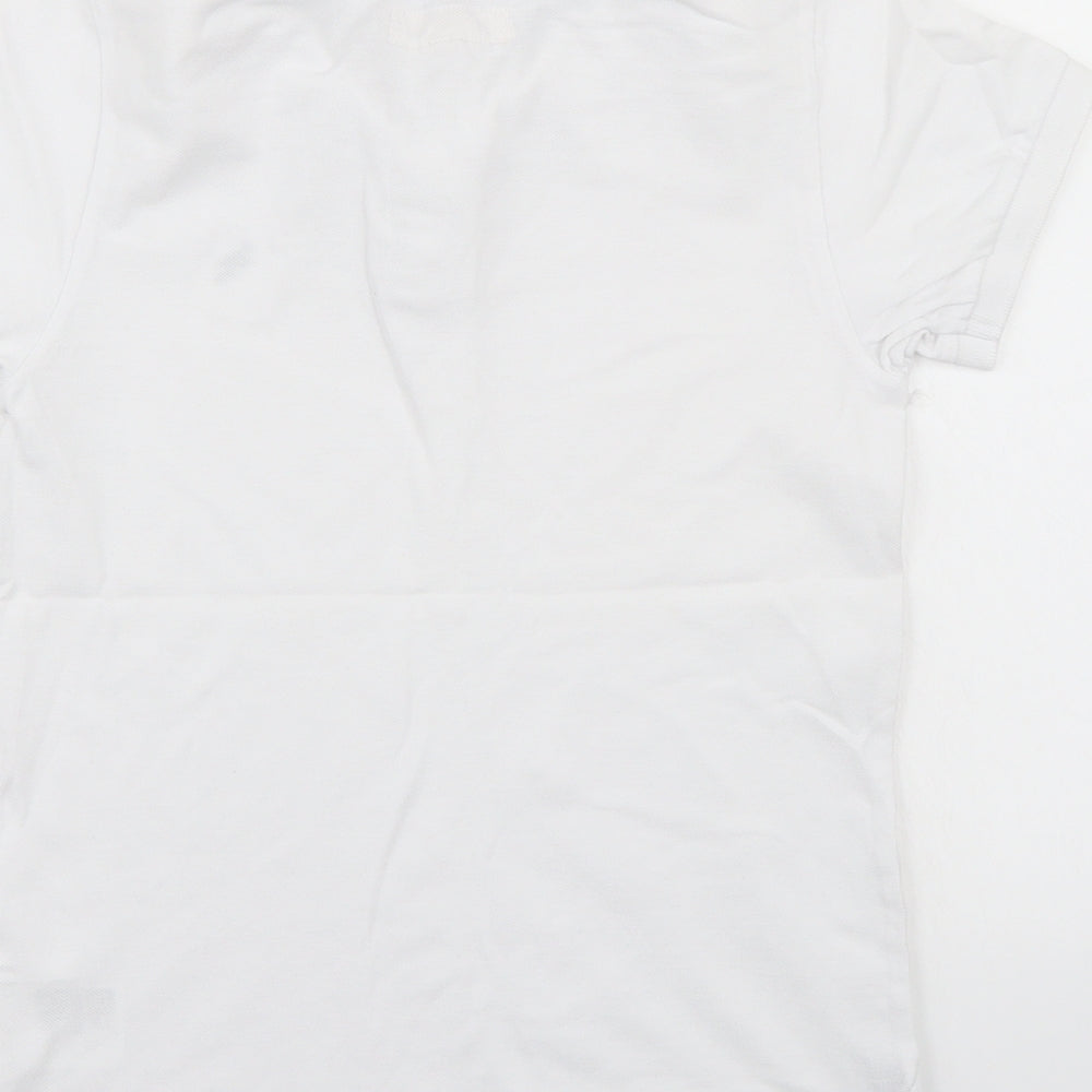 H&M Boys White Basic T-Shirt Size 8 Years