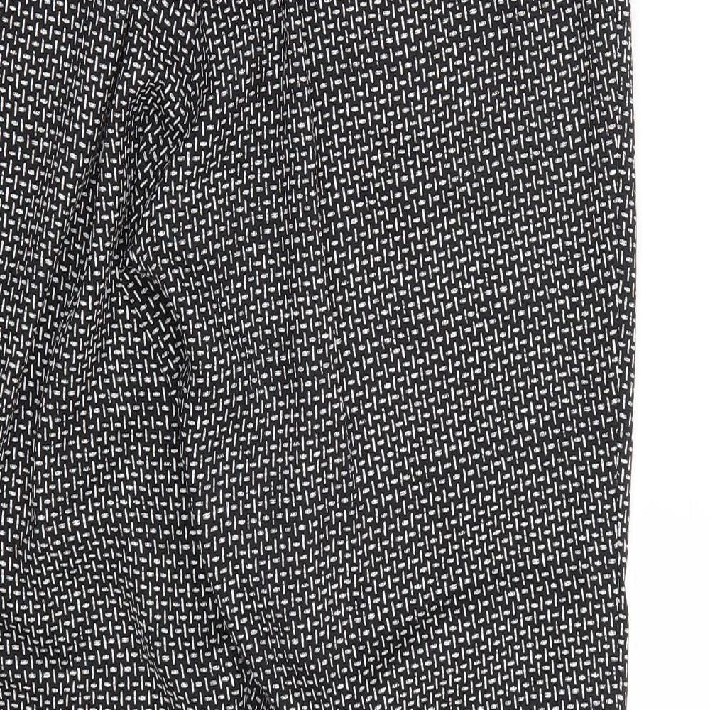 H&M Womens Black Trousers Size 10 L28 in