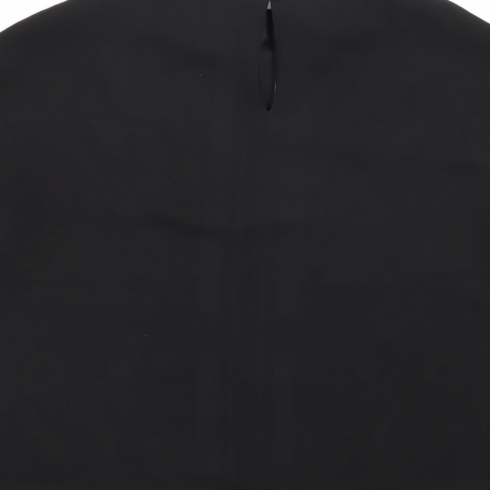 NEXT Womens Black Basic T-Shirt Size 14