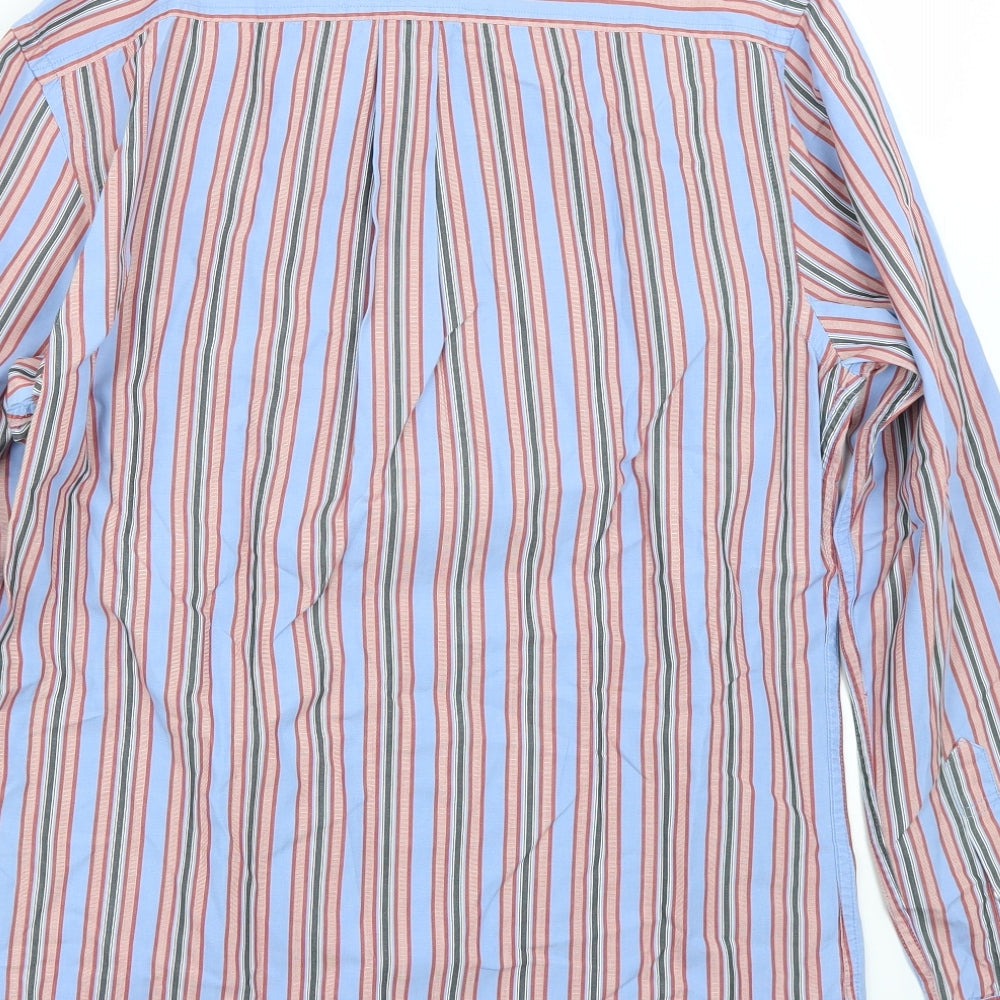 Gap Mens Blue Striped Button-Up Size S