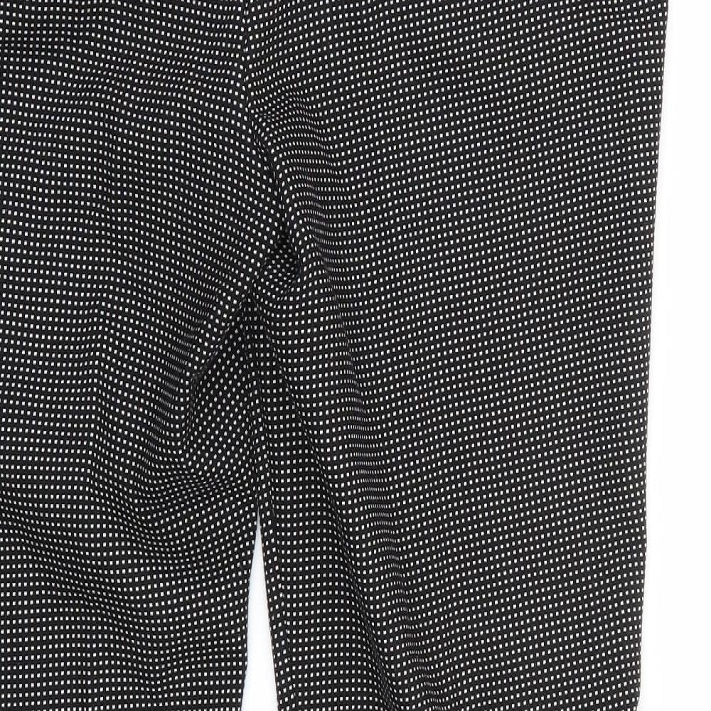 Zara Womens Black Rayon Trousers Size 34 L28 in