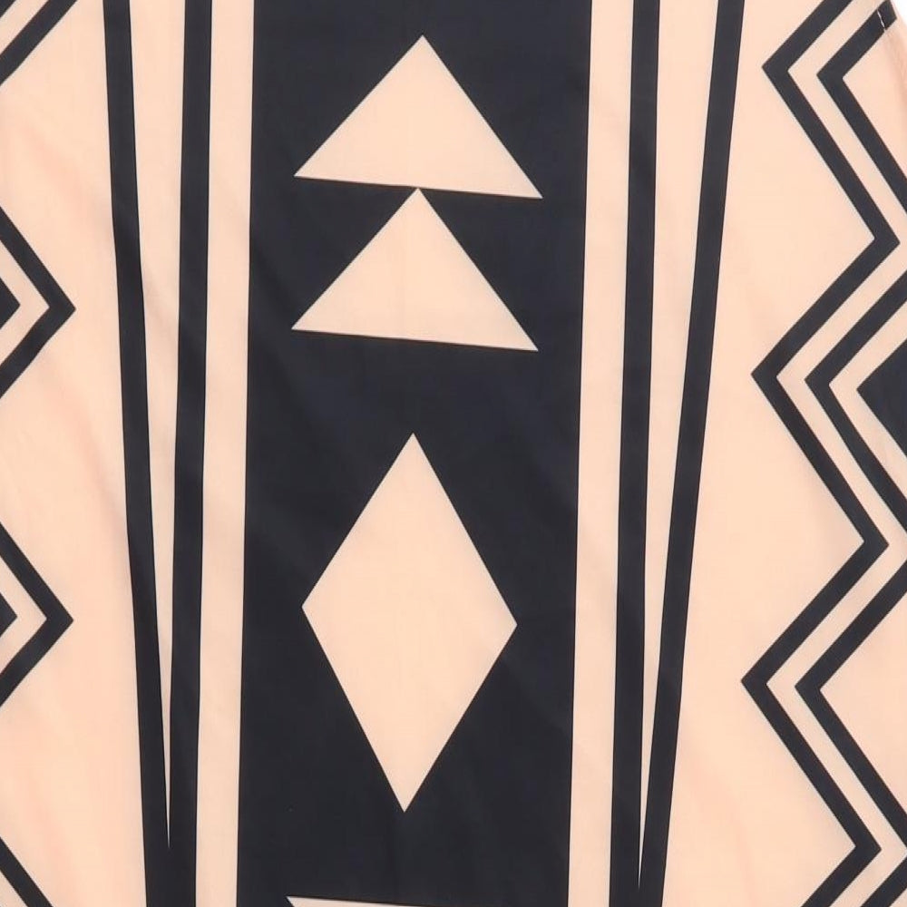 Yoins Womens Pink Geometric Shift Size XL