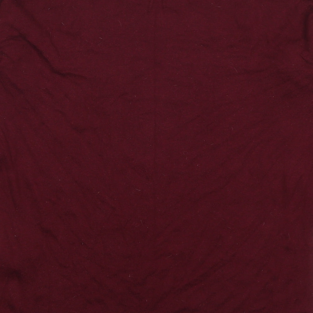 Stradivarius Womens Red Pullover Jumper Size S - Burgundy