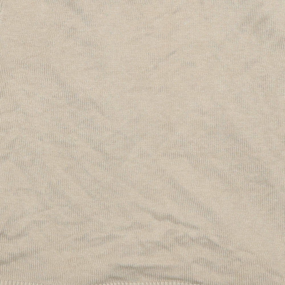 BHS Womens Beige Cardigan Jumper Size 10