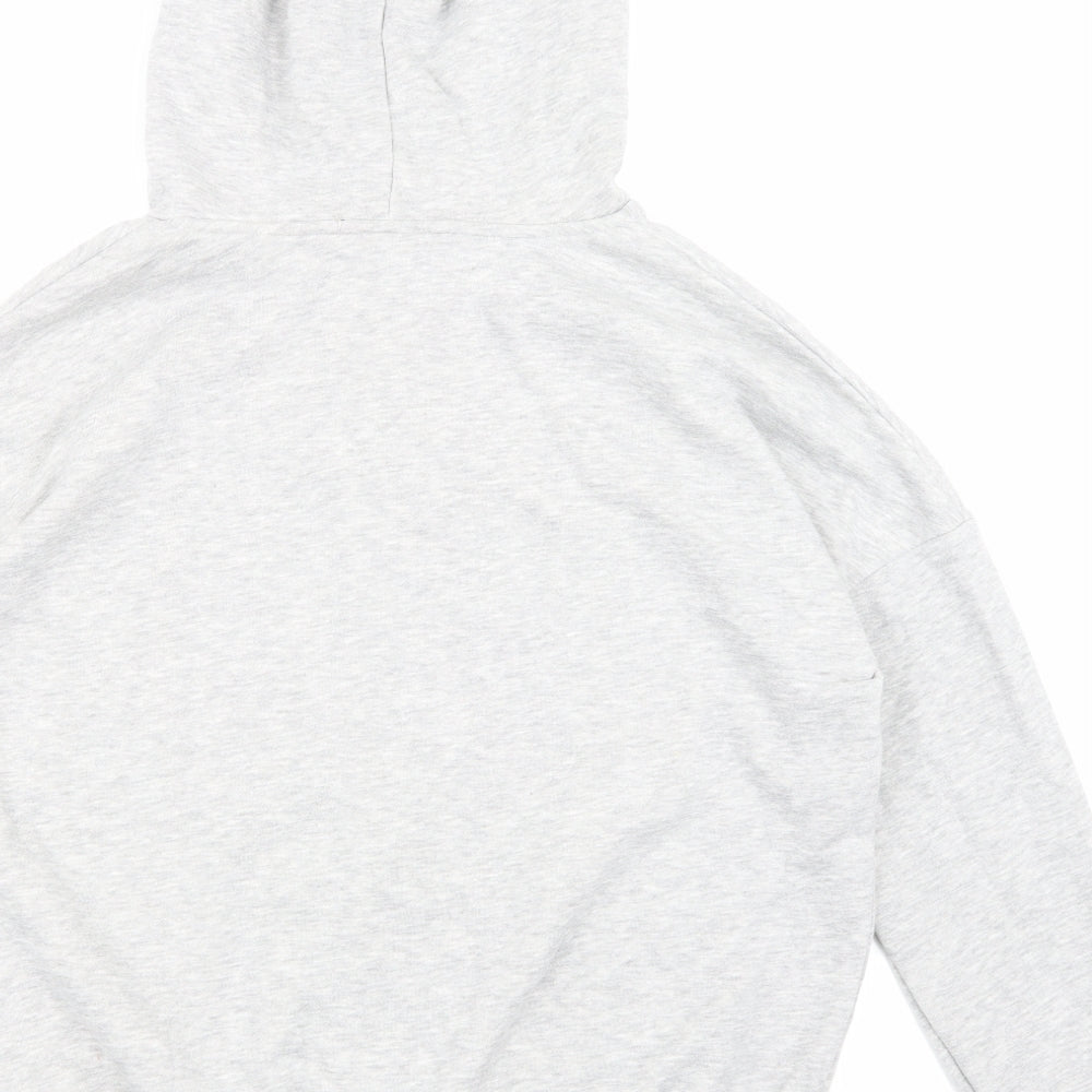 Papaya Womens Grey Pullover Hoodie Size M