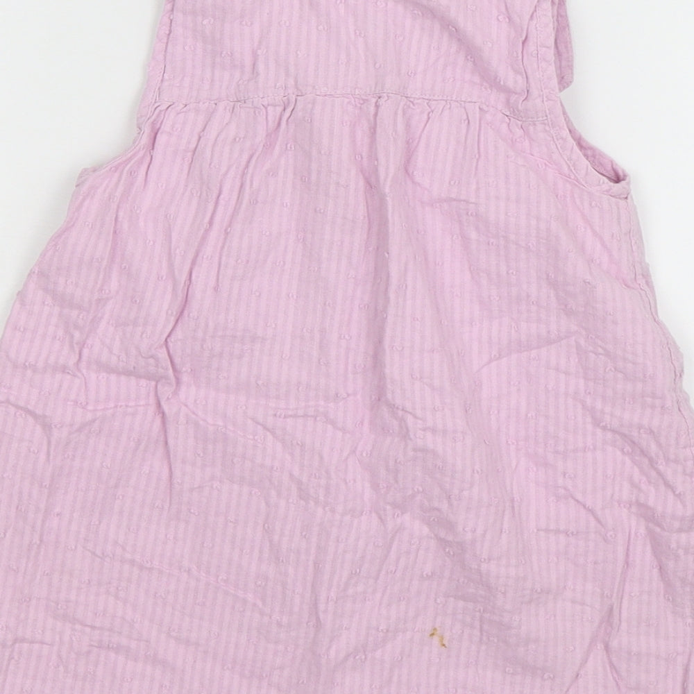 George Girls Pink Shirt Dress Size 2-3 Years