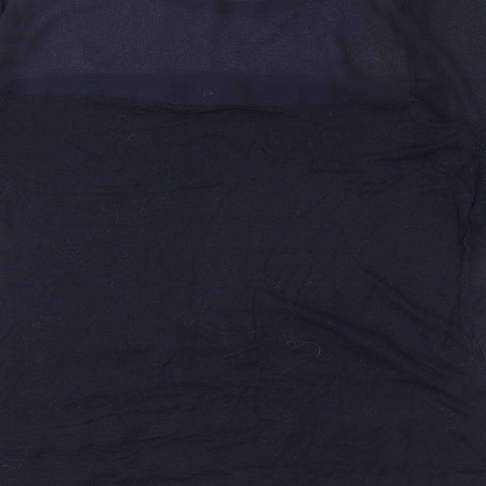 NEXT Womens Blue Basic Blouse Size 10
