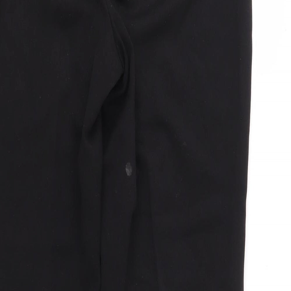 Marks & Spencer Womens Black Trousers Size 10 L27 in