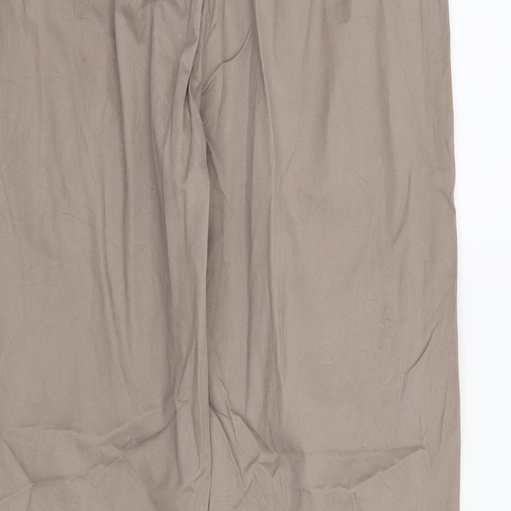 Hallhuber Womens Beige Chino Trousers Size 10 L29 in
