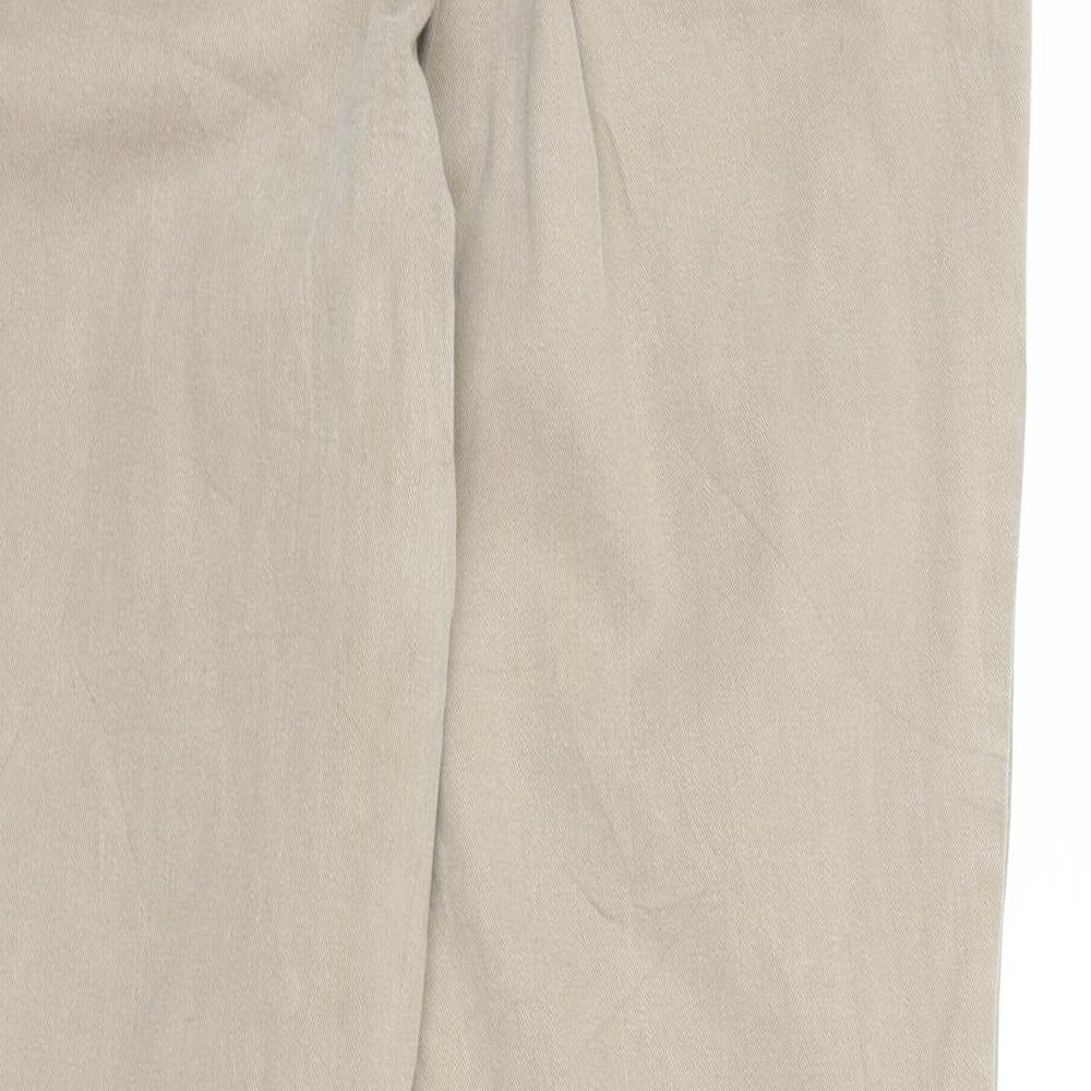 we love georgio pants Womens Brown Denim Straight Jeans Size 34 in L28 in