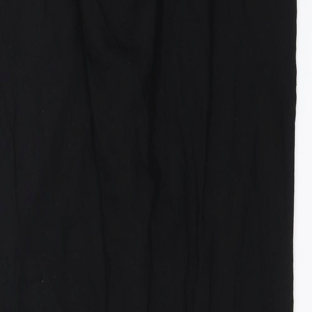 H&M Womens Black Sweatpants Trousers Size 6 L28 in