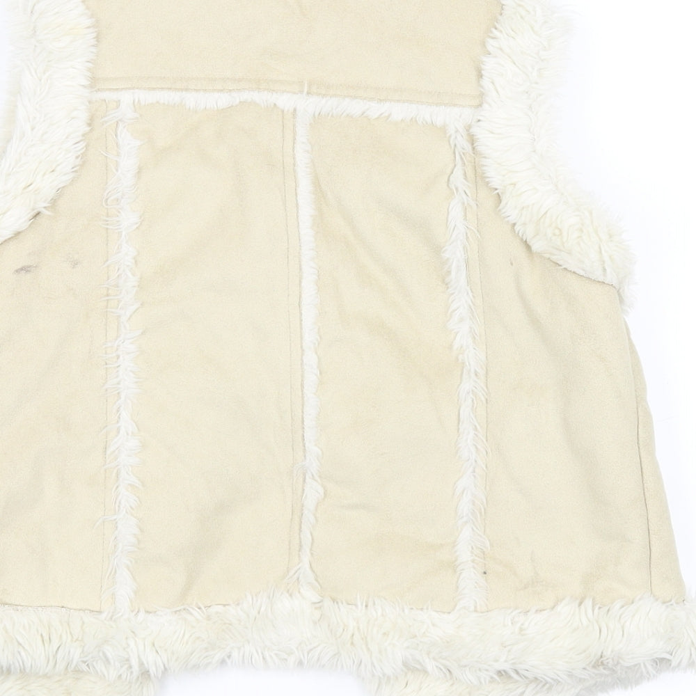 Mother care Girls White Jacket Size 6-7 Years