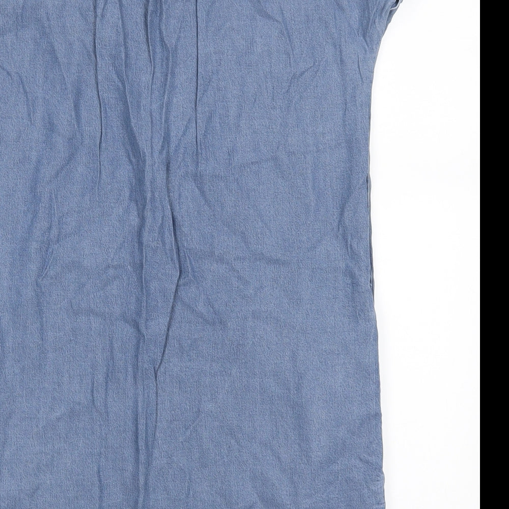 Uniqlo Womens Blue Shirt Dress Size XS