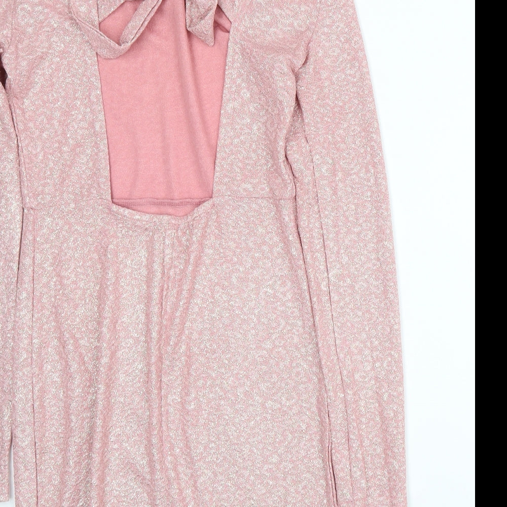 Pink Vanilla Womens Pink Bodycon Size 10