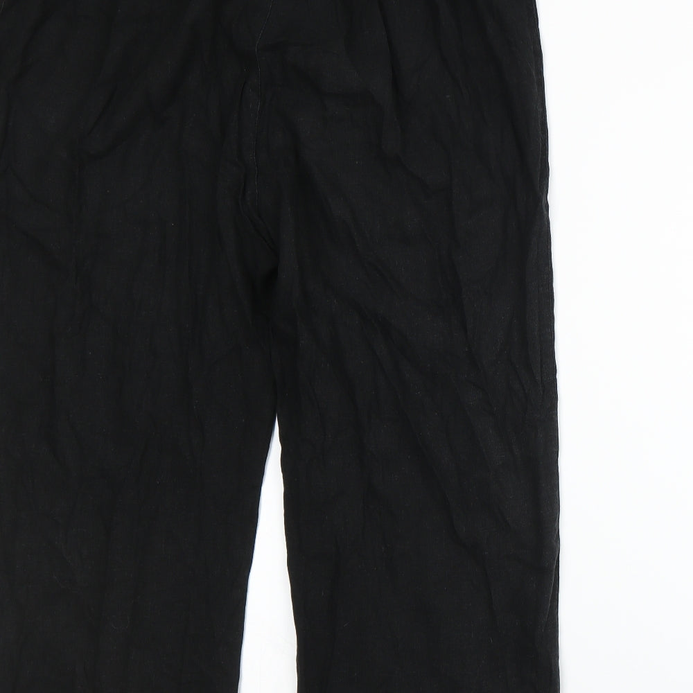 East Coast Womens Black Trousers Size 24 L21 in