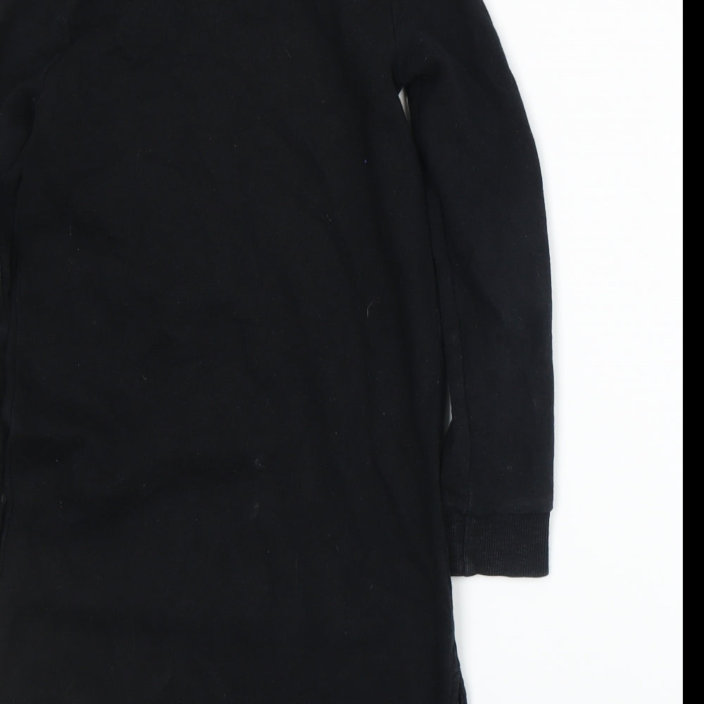 NEXT Girls Black Basic T-Shirt Size 6 Years