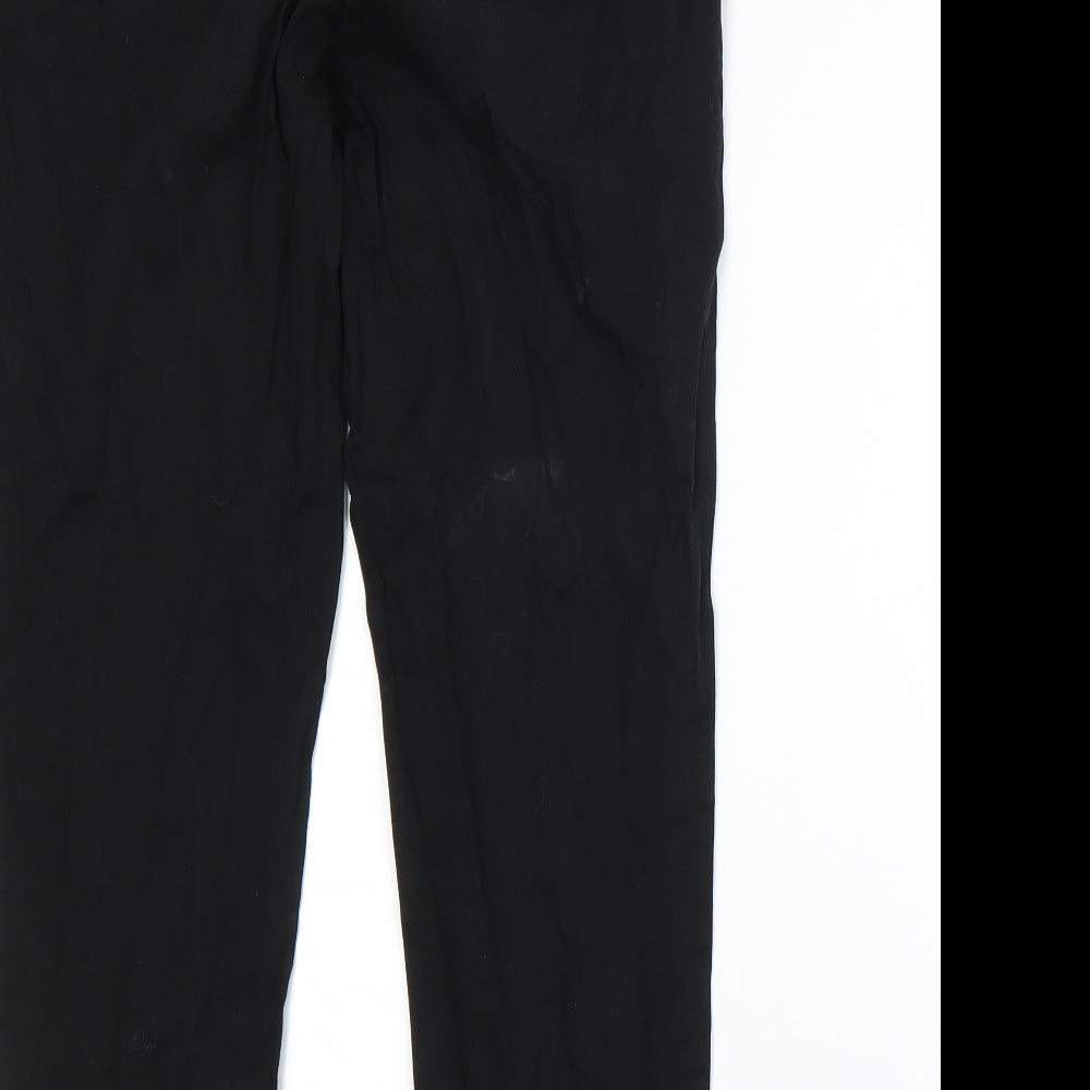 Atmosphere Womens Black Trousers Size 10 L26 in
