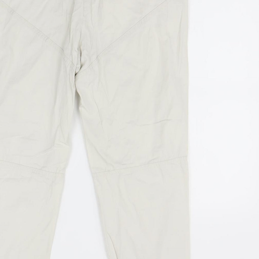 Lindex Womens Ivory Trousers Size 14 L24 in